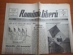 romania libera 22 februarie 1990-articolul &amp;quot; maladia 12 ianuarie &amp;quot; foto