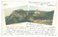 2496 - BRAN, RASNOV, Litho, Romania - old postcard - used - 1903 foto