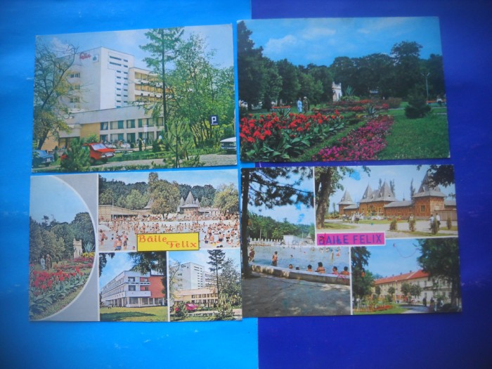HOPCT LOT 2672 -IP-BAILE FELIX -JUD BIHOR-4 CARTI POSTALE-CIRCULATE
