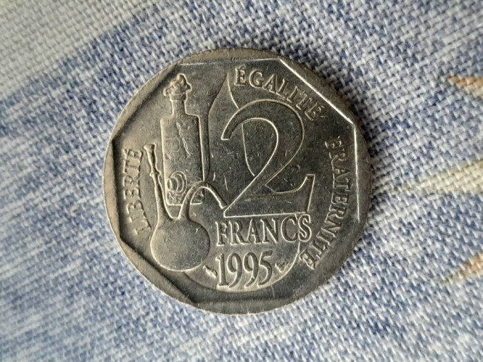 2 FRANCS 1995 .comemorativa Louis Pasteur. FRANȚA