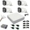Sistem supraveghere Hikvision 4 camere 5MP ColorVu, Color noaptea 40m DVR cu 4 canale 8MP Accesorii incluse SafetyGuard Surveillance