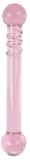 Dildo Double Pink, Sticla Premium, Roz, 19.3 cm, Passion Labs, Glass Series