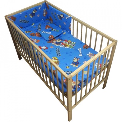 Lenjerie patut Hubners Catelusii salvatori 4 piese albastru foto