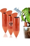 Ajutor de udare pentru plante interioare din teracotă (3 x 330 ml) - Set de 3 cană de udare pentru plante de dimensiuni medii
