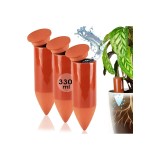 Ajutor de udare pentru plante interioare din teracotă (3 x 330 ml) - Set de 3 cană de udare pentru plante de dimensiuni medii