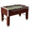 vidaXL Masă de fotbal, maro, 140 x 74,5 x 87,5 cm, oțel, 60 kg, 91439