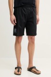 Karl Lagerfeld pantaloni scurți bărbați, culoarea negru, 552600.265709