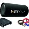 Pachet Subwoofer auto Hertz DST 30.3B + Amplificator Hertz HCP 2 + kit de cabluri complet