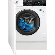 Masina de spalat rufe Electrolux EW7N7F348SI, Incorporabila, 8 kg, 1350 RPM, Fresh Scent, Time Manager, Clasa B, Alb