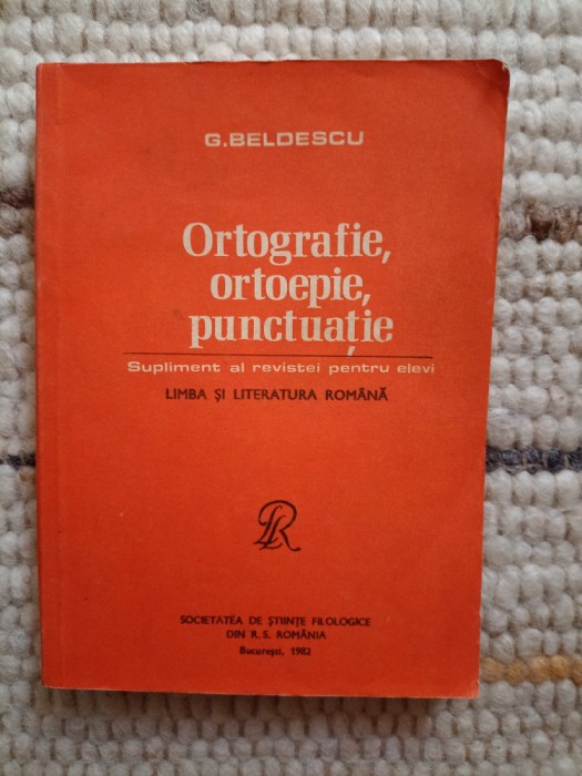 Ortografie, ortoepie, punctuatie