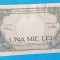 Bancnota UNA MIE LEI - 1000 Lei Septembrie 1941 in stare foarte buna