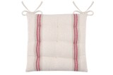 Pernă De Scaun Montauban 40X40 Cm, Culoare Roșu, 100% Bumbac