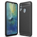 Cumpara ieftin Husa Huawei P Smart 2019 Carbon Negru Techsuit