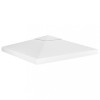 VidaXL Acoperiș de pavilion cu 2 niveluri, alb, 3x3 m, 310 g/m&sup2;