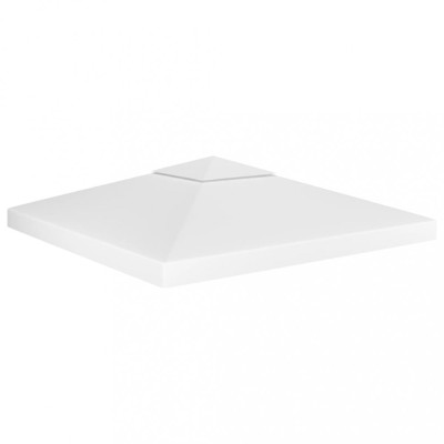 vidaXL Acoperiș de pavilion cu 2 niveluri, alb, 3x3 m, 310 g/m&amp;sup2; foto