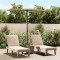 vidaXL Umbrelă de soare de grădină, st&acirc;lp aluminiu, taupe, 180x110 cm 47331