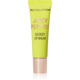 Makeup Revolution Juicy Peptide Lip Balm balsam de buze cu peptide culoare Mint Mojito Green 8 ml