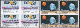 Spania 1987 - EXPO `92, Sevilla, Bloc de 4, MNH, Nestampilat