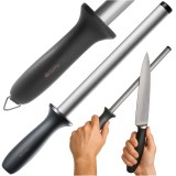 Musat diamantat pentru ascutit cutite de bucatarie, 30 cm, Ruhhy