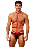 Body Eross Bondage Style M Rosu