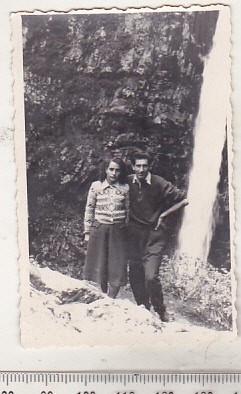 bnk foto Cascada Urlatoarea - Foto Sport Dumitru Falat Poiana tapului - anii 40 foto