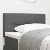 Cumpara ieftin Tablie LED cu benzi LED cu headboard Gri inchis 80 cm tesatura