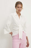 Cumpara ieftin Answear Lab camasa femei, culoarea alb, cu guler clasic, relaxed