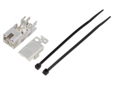 Mufă RJ45 Cat6a Ecranat 8P8C Drept foto
