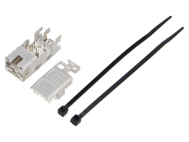 Mufă RJ45 Cat6a Ecranat 8P8C Drept