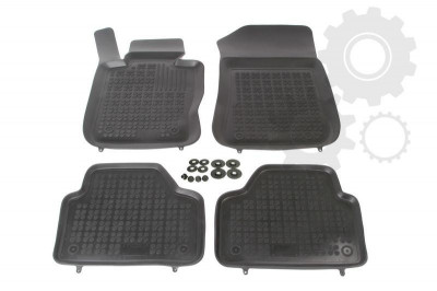 Set covorase auto din cauciuc BMW X1 (E84) 09.2009-08.2015 , presuri tip tavita din elastomer, marca Rezaw Plast foto