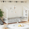Cadru de pat pentru copii, alb, 90x190 cm, lemn masiv de pin GartenMobel Dekor, vidaXL