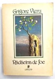 Grigore Vieru - Radacina de Foc 1988 dedicatie ( pt Irina ) si autograf / ilustratii de Sabin Balasa
