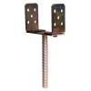 Suport reglabil pentru grinzi CASU 0&ndash;160 mm, zincat, talpa incastrabila, Strend Pro
