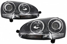 Faruri compatibile cu VW Golf 5 V Mk5 (2003-2007) Jetta (2005-2010) GTI R32 Chrome Edition foto