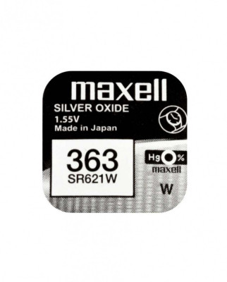 Baterie ceas Maxell SR621W V363 1.55V oxid de argint 1buc foto