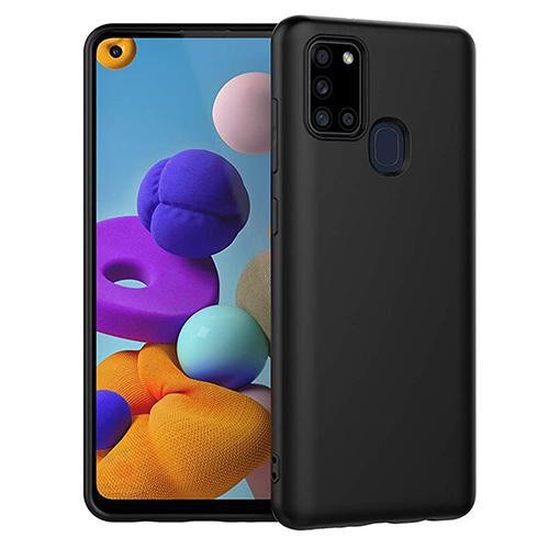 Husa Silicon Samsung A21s a217 Matte Black