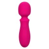 Vibrator Mini Wand Bliss, 10 Viteze Vibratii, Silicon Lichid, USB, Roz, 14 cm