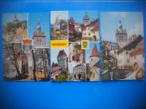 HOPCT LOT 3667 - 3 CARTI POSTALE-SIGHISOARA - JUD MURES-CIRCULATE, Circulata, Printata