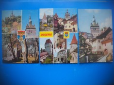HOPCT LOT 3667 - 3 CARTI POSTALE-SIGHISOARA - JUD MURES-CIRCULATE