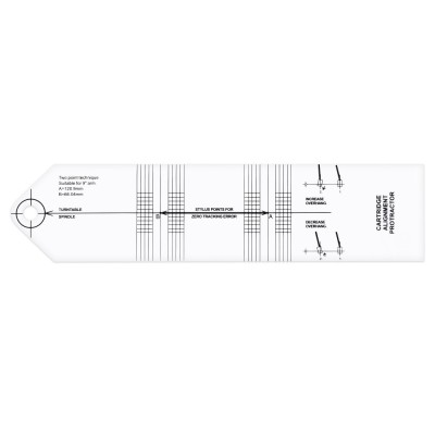 Protrector pentru platoul de discuri, Kwmobile, Alb, Plastic, 54144.01 foto