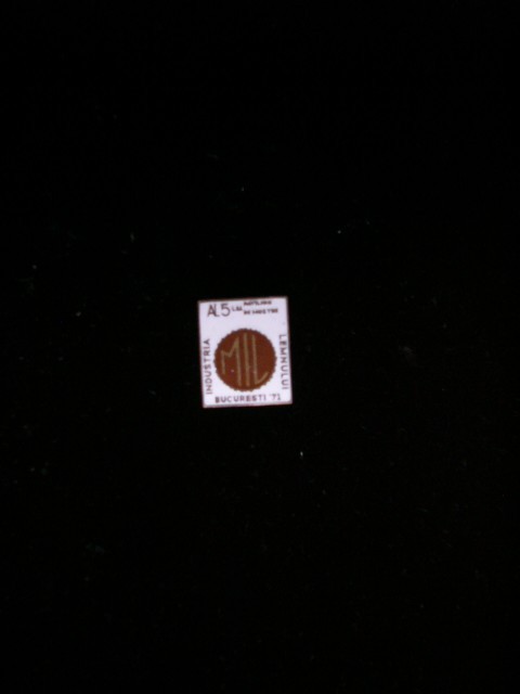 QW9 - J 26 - Insigna - tematica industria lemnului - Pavilion de mostre - 1971