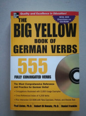 The big yellow book of German verbs 555 + CD (in limba engleza) foto
