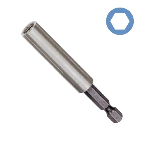 Portbit magnetic scurt, adaptor hexagonal 6.35mm