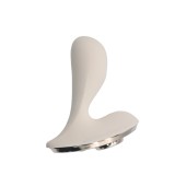 Vibrator Rosy Pearly Dual Head Alb