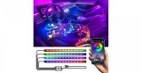 Lumini Ambientale Auto Kit interior LED RGB Conectare prin USB si Control din Aplicatie Intensitate Reglabila