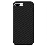 Husa apple iphone 8 plus nillkin synthetic fiber negru, Flippy