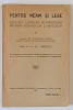 PENTRU NEAM SI LEGE , PATRUZECI CUVANTARI DE INVATATURA IMPOTRIVA ADVENTISTILOR SI BAPTISTILOR de GHEORGHE COMSA , Bucuresti 1923