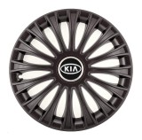 Cumpara ieftin Set 4 Capace Roti, potrivite jantelor de R14, pentru Kia, model dino Negru, Autohelix MSA