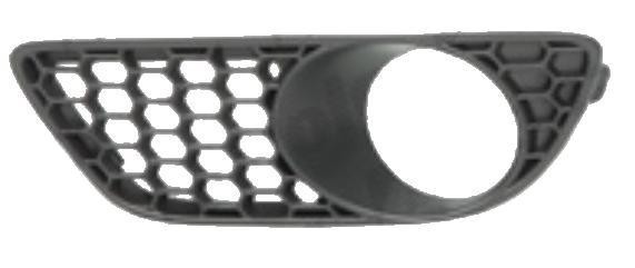 Grila bara fata VW Touareg (7L2) R-LINE, 01.2007-04.2010, Dreapta inferior, 7L9853664A9B9, 958027-4 cu locas pentru proiectoare, pentru modele R-LINE