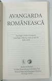 AVANGARDA ROMANEASCA , antologie de ION POP , EDITIE DE LUX , TIPARITA PE HARTIE DE BIBLIE , LEGATURA PIELE , 2023